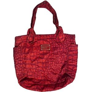 Marc by Marc Jacobs Workwear Red Nylon Tote handbag
